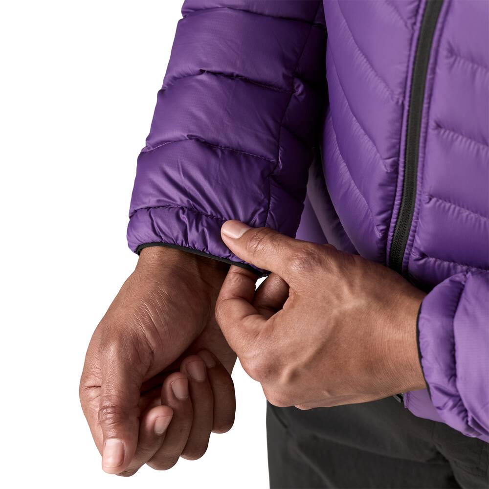 Men's 800-Fill Down Hooded Jacket - Purple