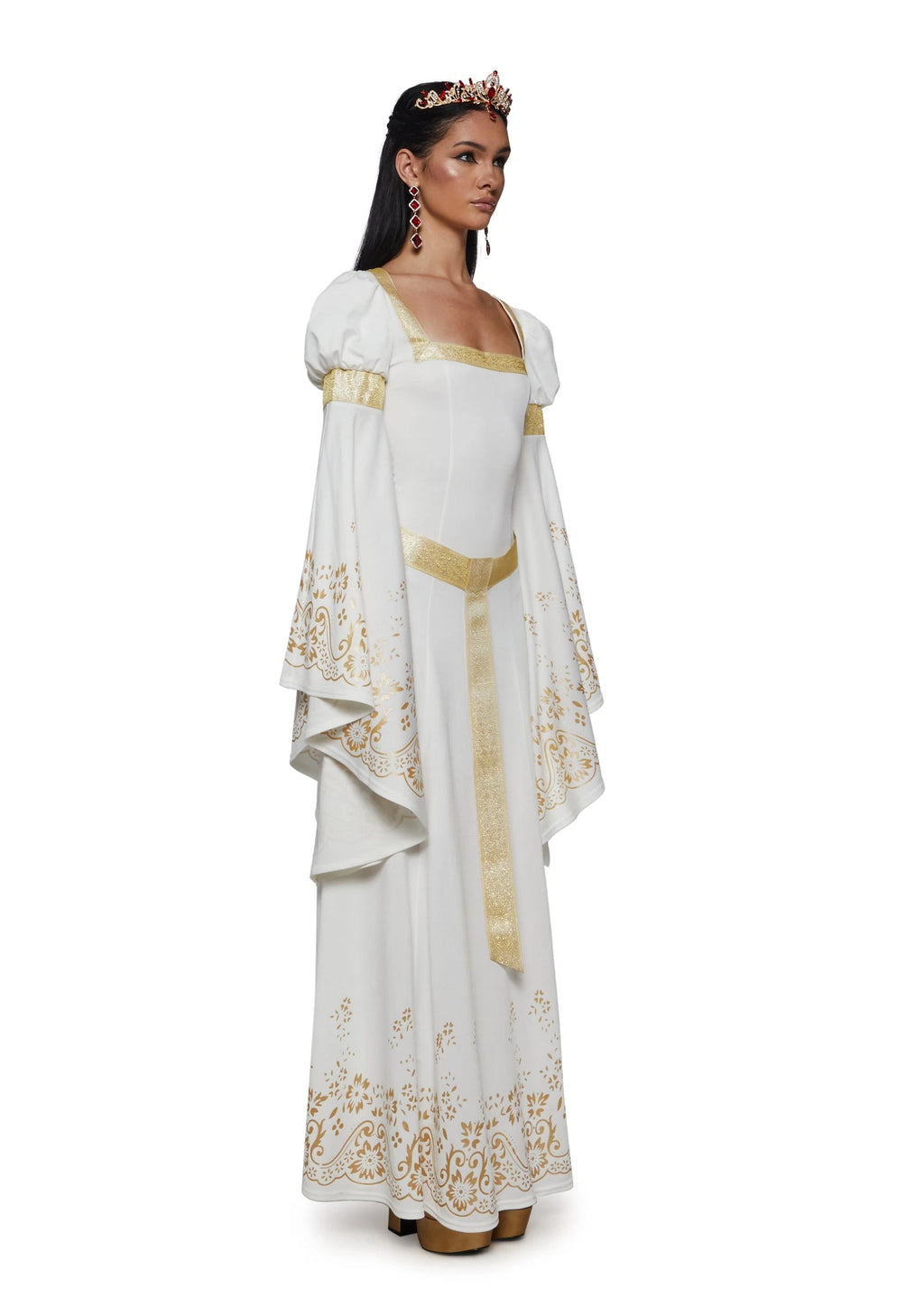 Renaissance Princess Costume Set - White