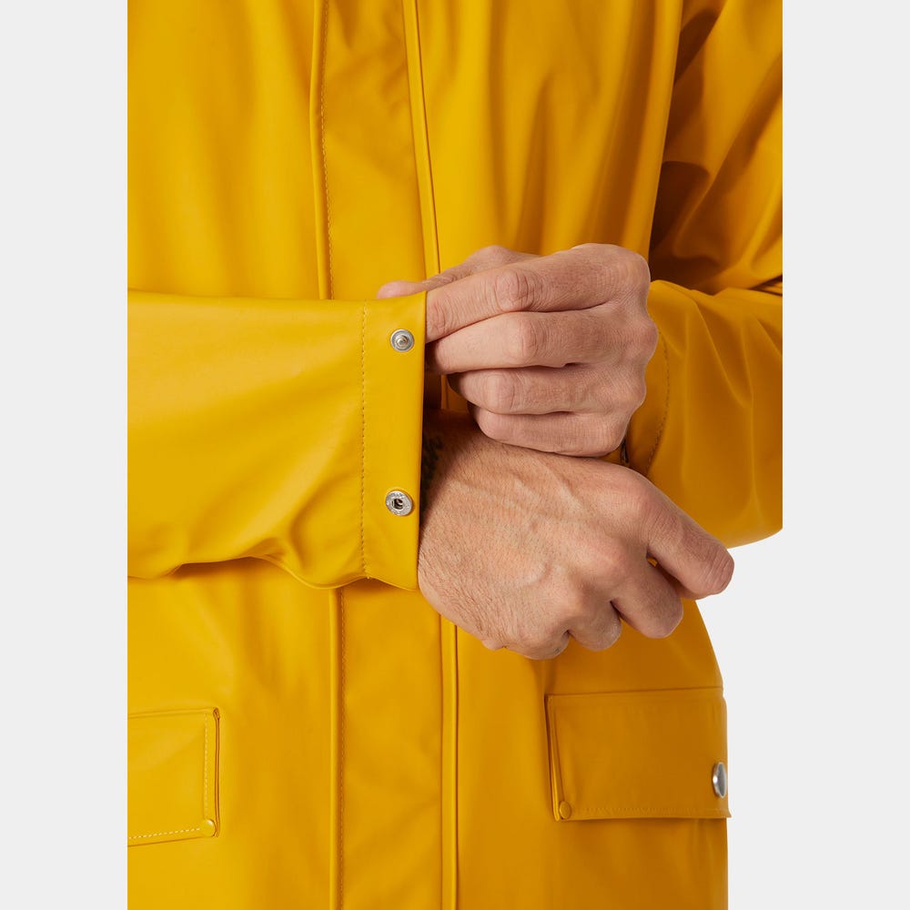 Men's Waterproof PU Raincoat - Navy