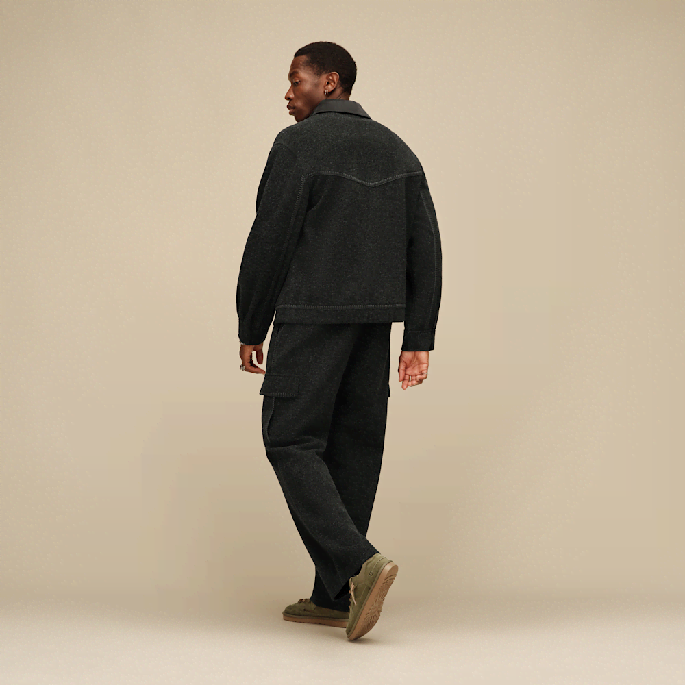 Men's Recycled Full-Zip Collared Jacket