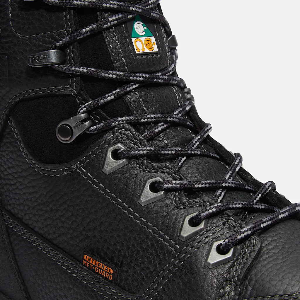 Men's 8-Inch Waterproof Composite Toe Met Guard Boot