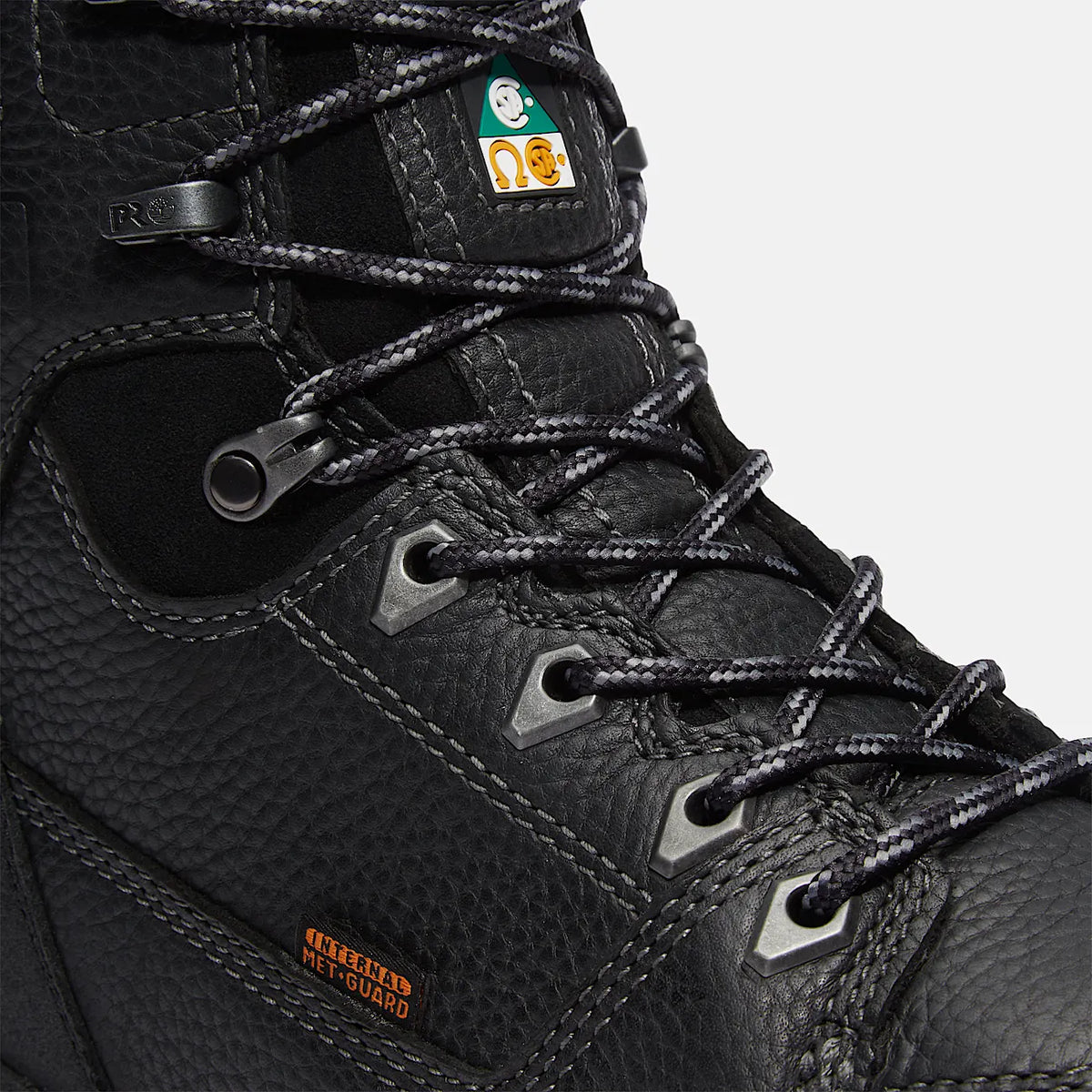 Men's 8-Inch Waterproof Composite Toe Met Guard Boot