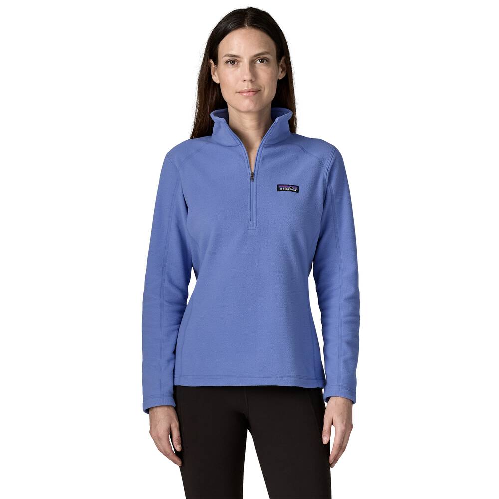 Women's Quarter-Zip Microfleece Pullover - Mango