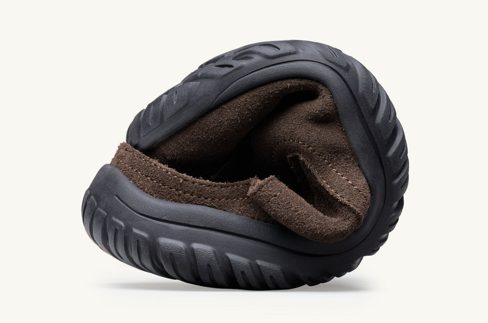 Women's Suede Open-Heel Clog - Latte