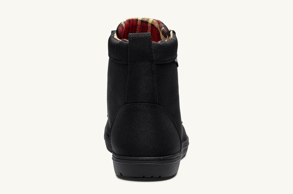 Men's Vegan Casual Lace-Up Boot - Black