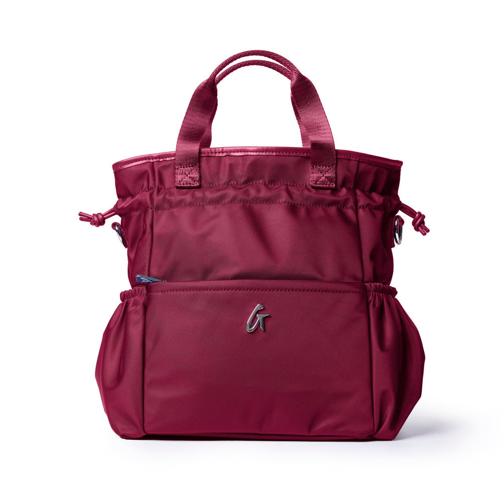 Insulated Nylon Lunch Bag - Burgundy