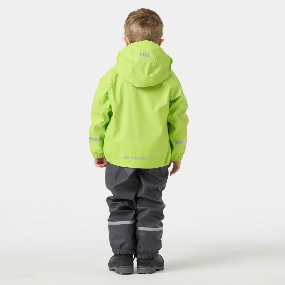 Kids' Fleece-Lined Rain Set - Cranberry