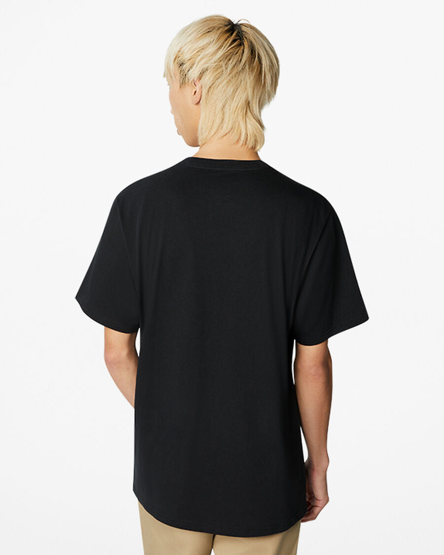 Unisex Cotton Crewneck Graphic T-Shirt - Black