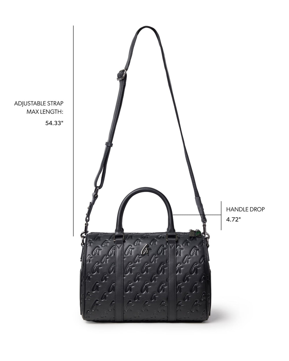Large Top Handle Travel Bag - Black