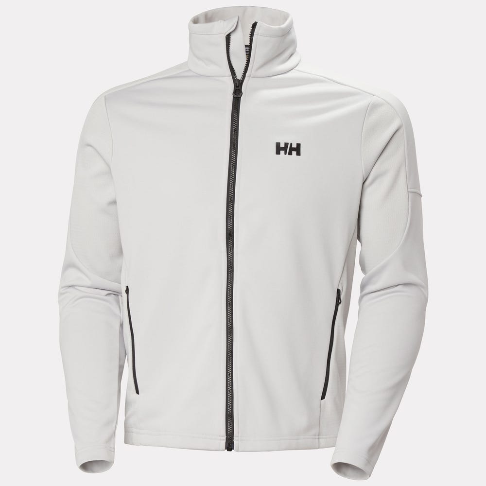 Men's Full-Zip Fleece Jacket - Orange
