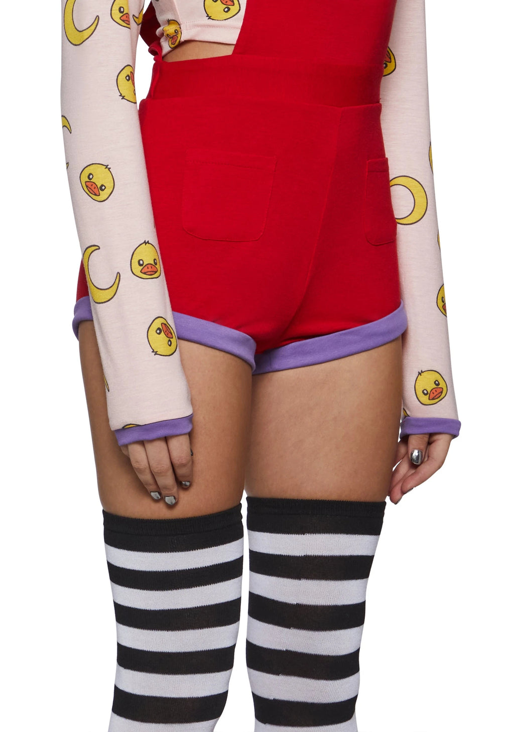 Red TV Clown Costume Set
