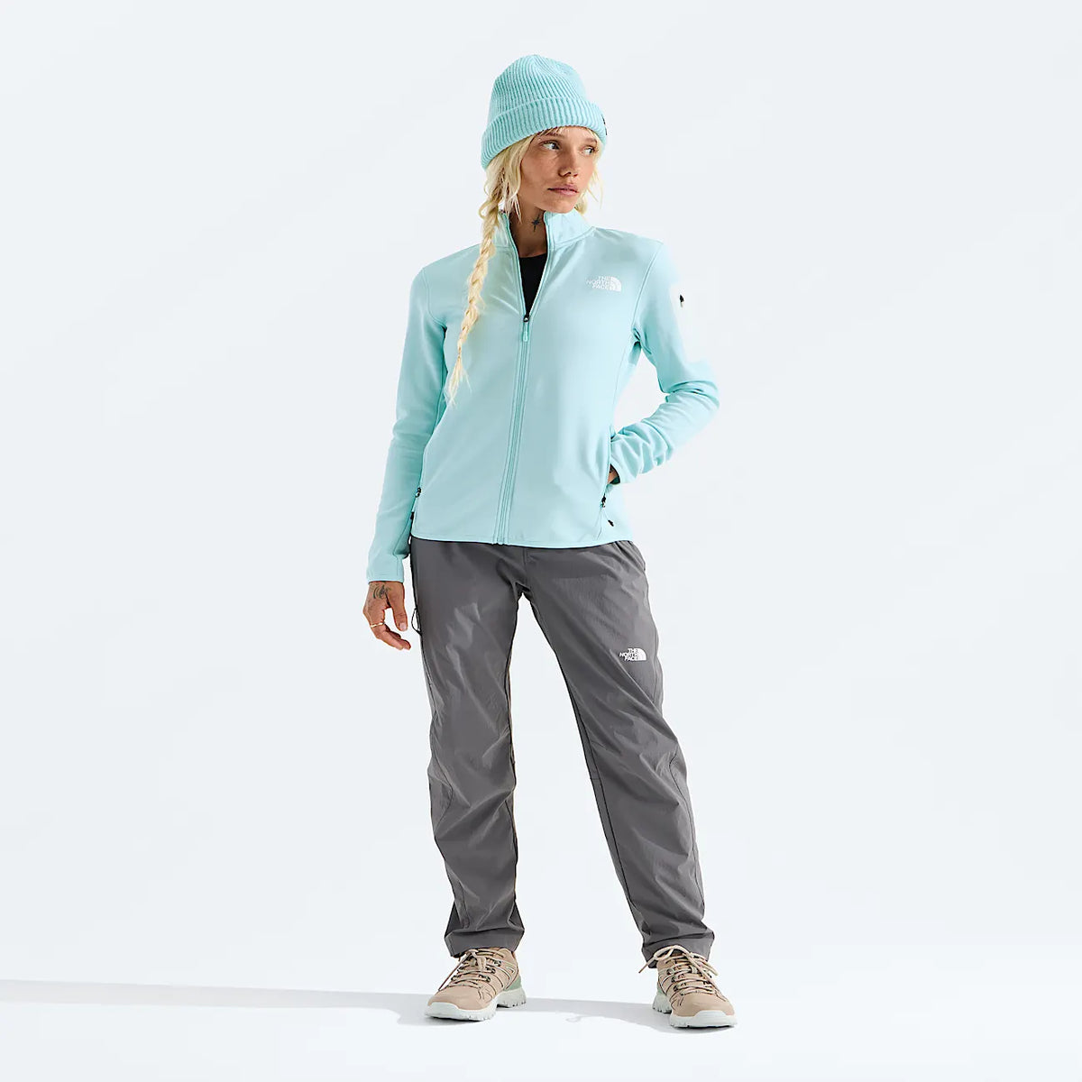 Women's Full-Zip Fleece Jacket - Blue