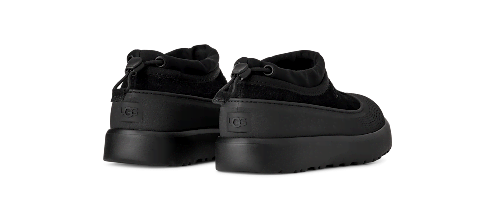 Kids' Waterproof Suede Slip-On Shoe - Black