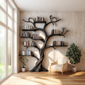 Rustic Tree Bookshelf