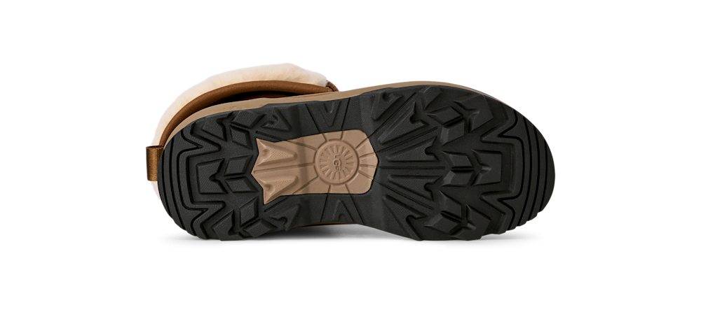 Kids' Waterproof Leather And Suede Winter Boot - Chestnut