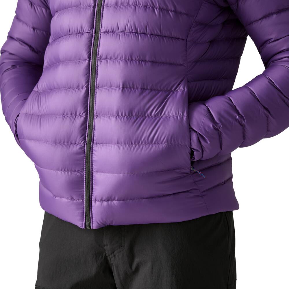 Men's 800-Fill Down Hooded Jacket - Purple