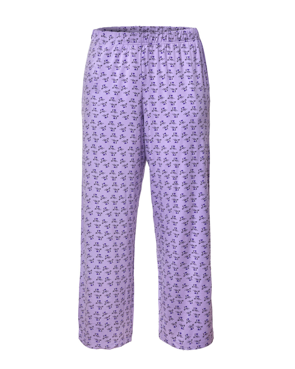 Button-Down Pajama Set - Purple