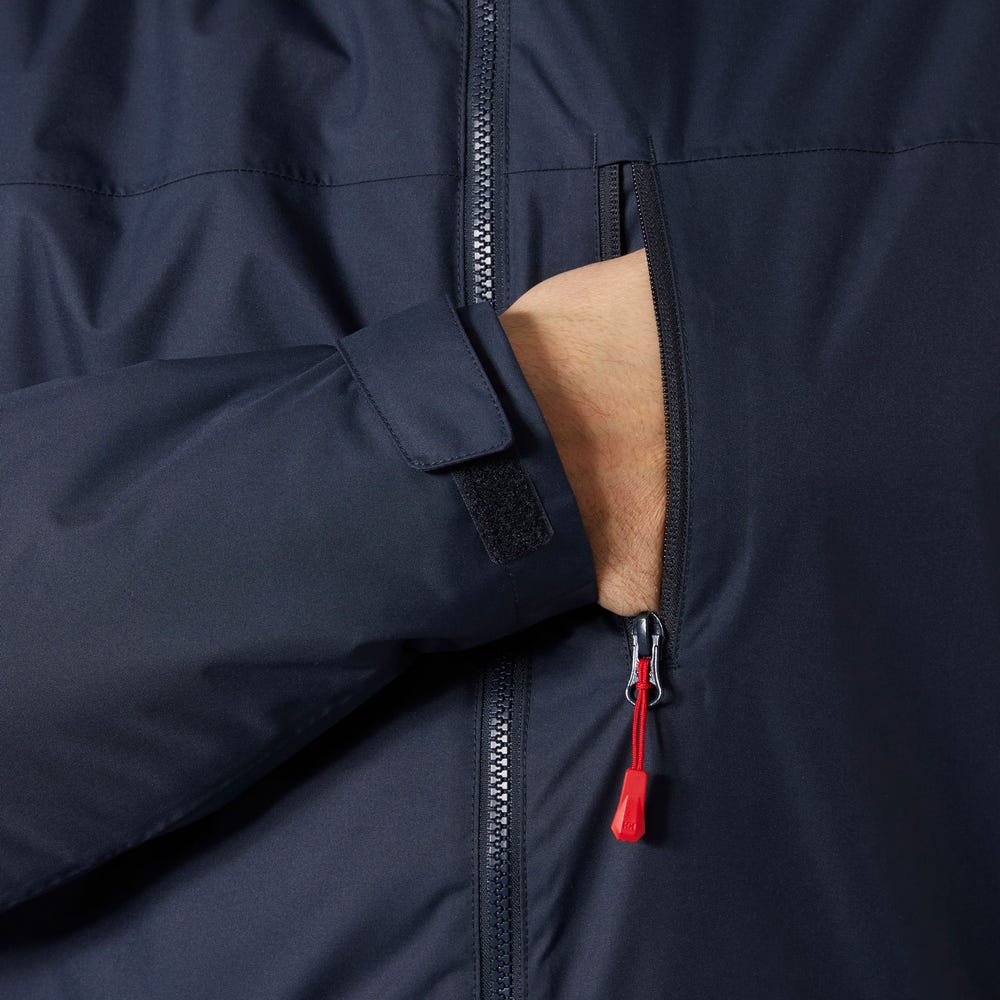 Men's Hooded Insulated Sailing Jacket - Navy
