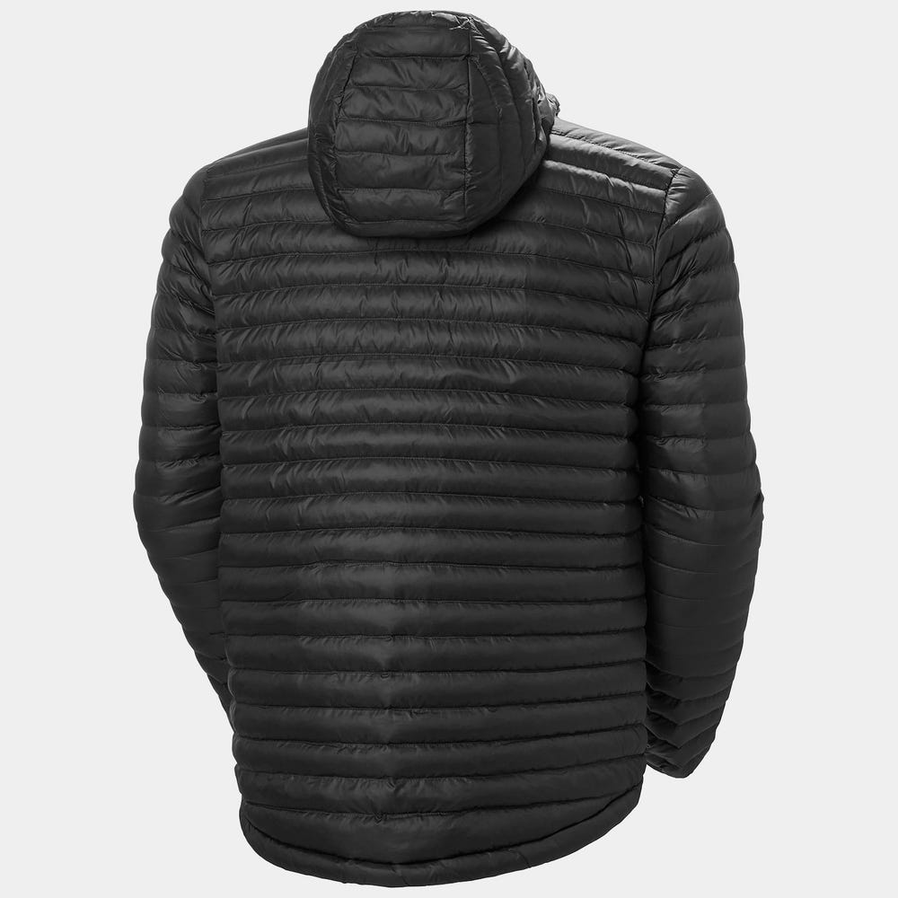 Men's Hooded Insulated Jacket - Brown