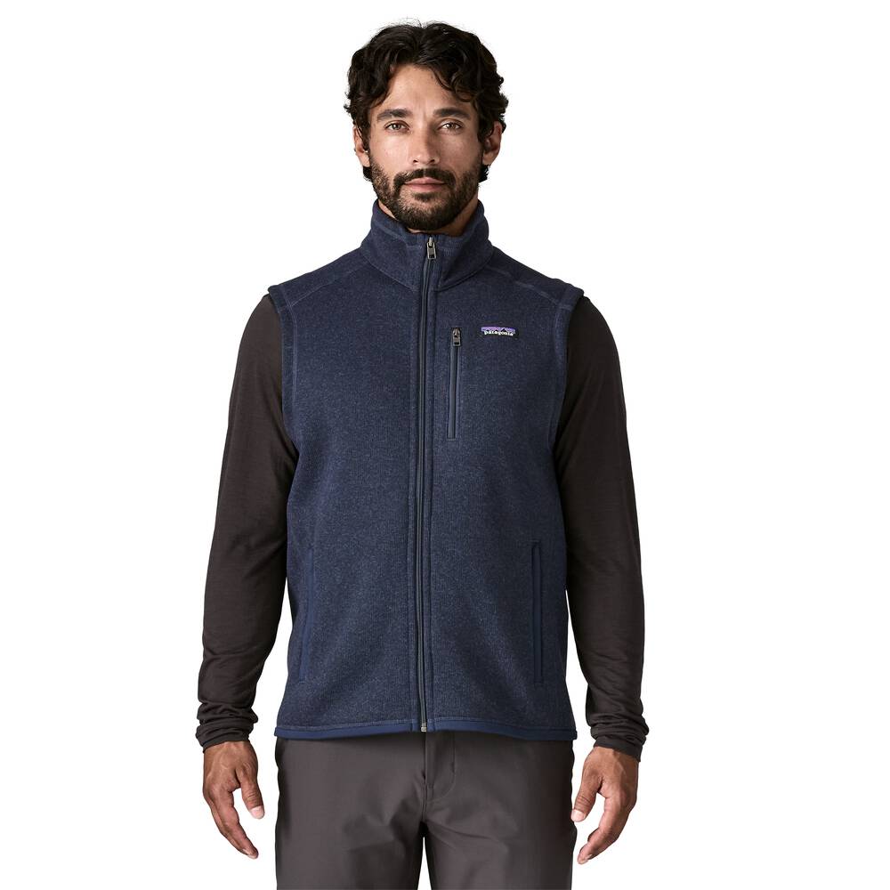 Men's Full-Zip Knit Fleece Vest - Navy