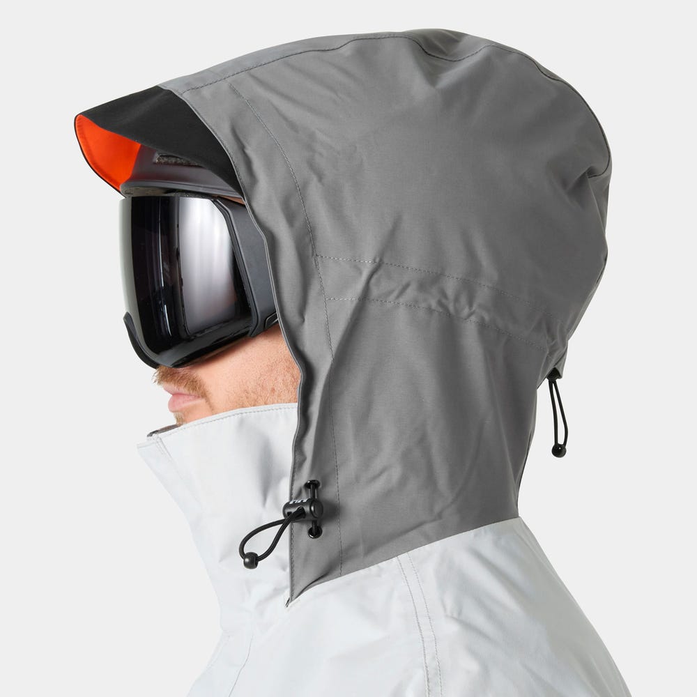 Unisex Waterproof Ski Shell Jacket - Black