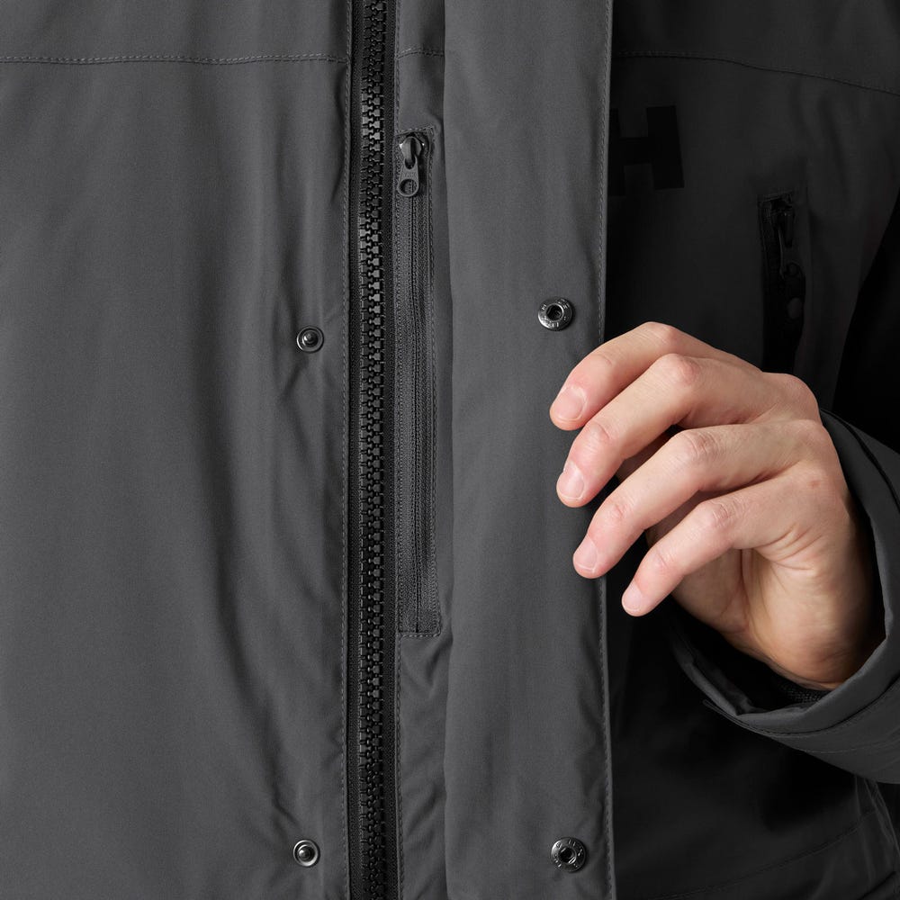 Men's Insulated Waterproof Parka - Gray Green