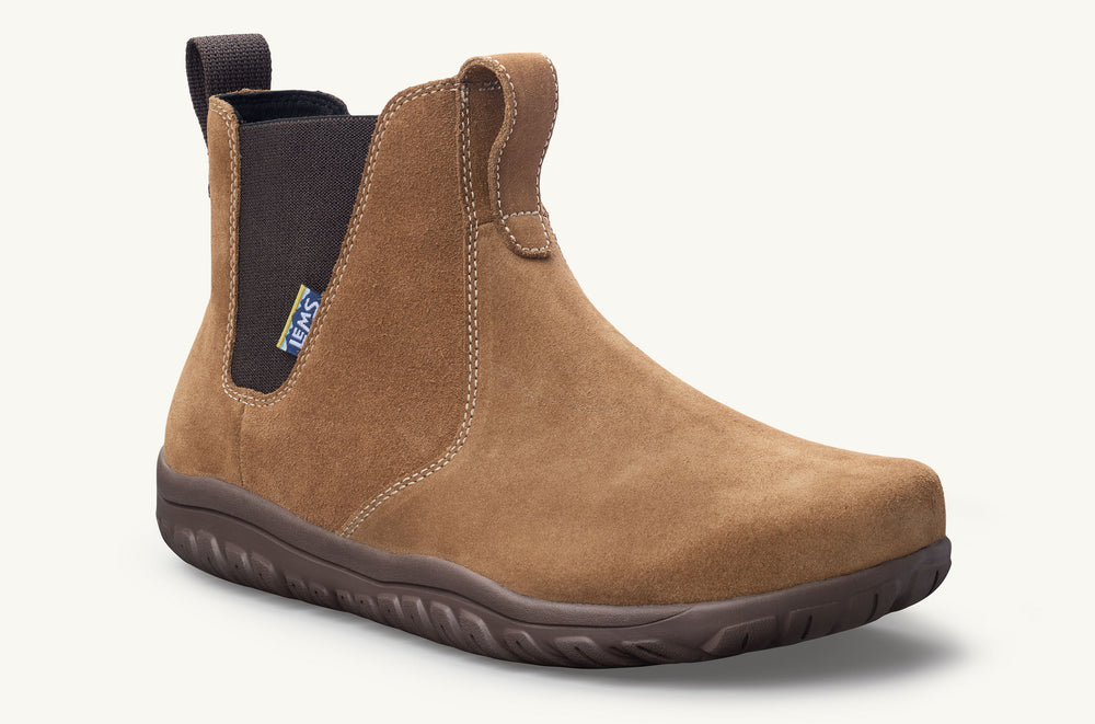 Women's Suede Zero-Drop Chelsea Boot - Cedar