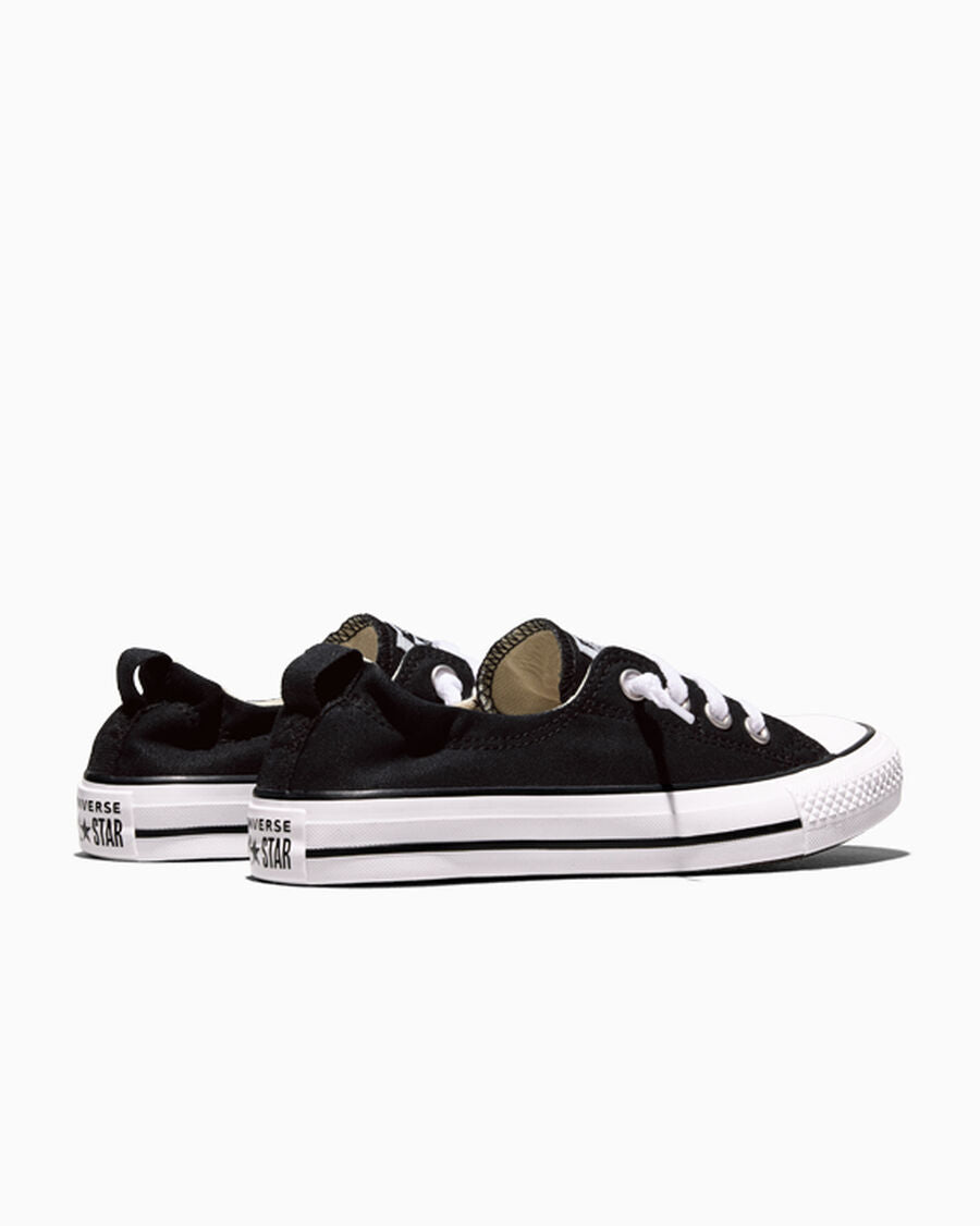 Canvas Slip-On Low Top Sneaker - Black - Black