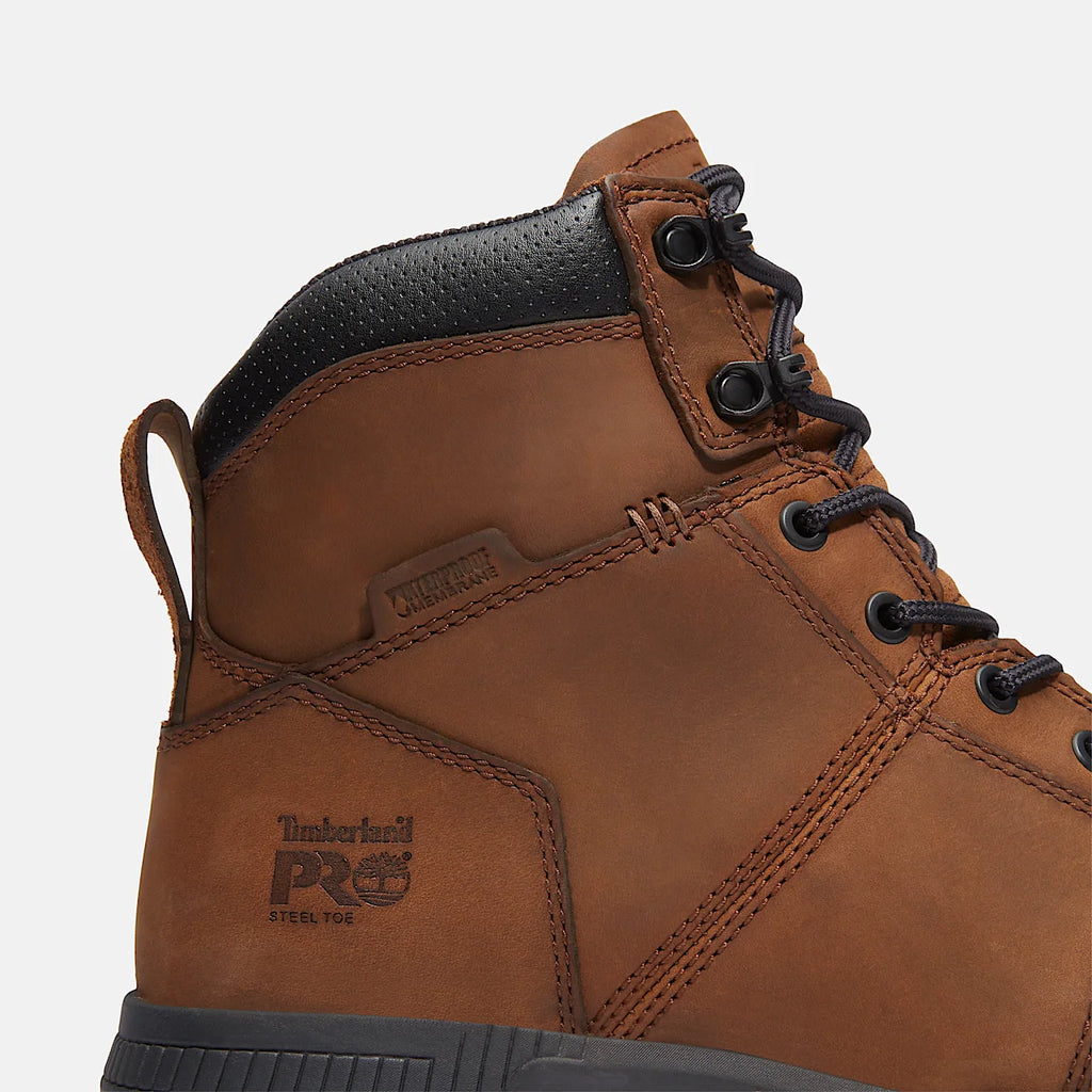 Men's 6-Inch Waterproof Steel Toe Work Boot