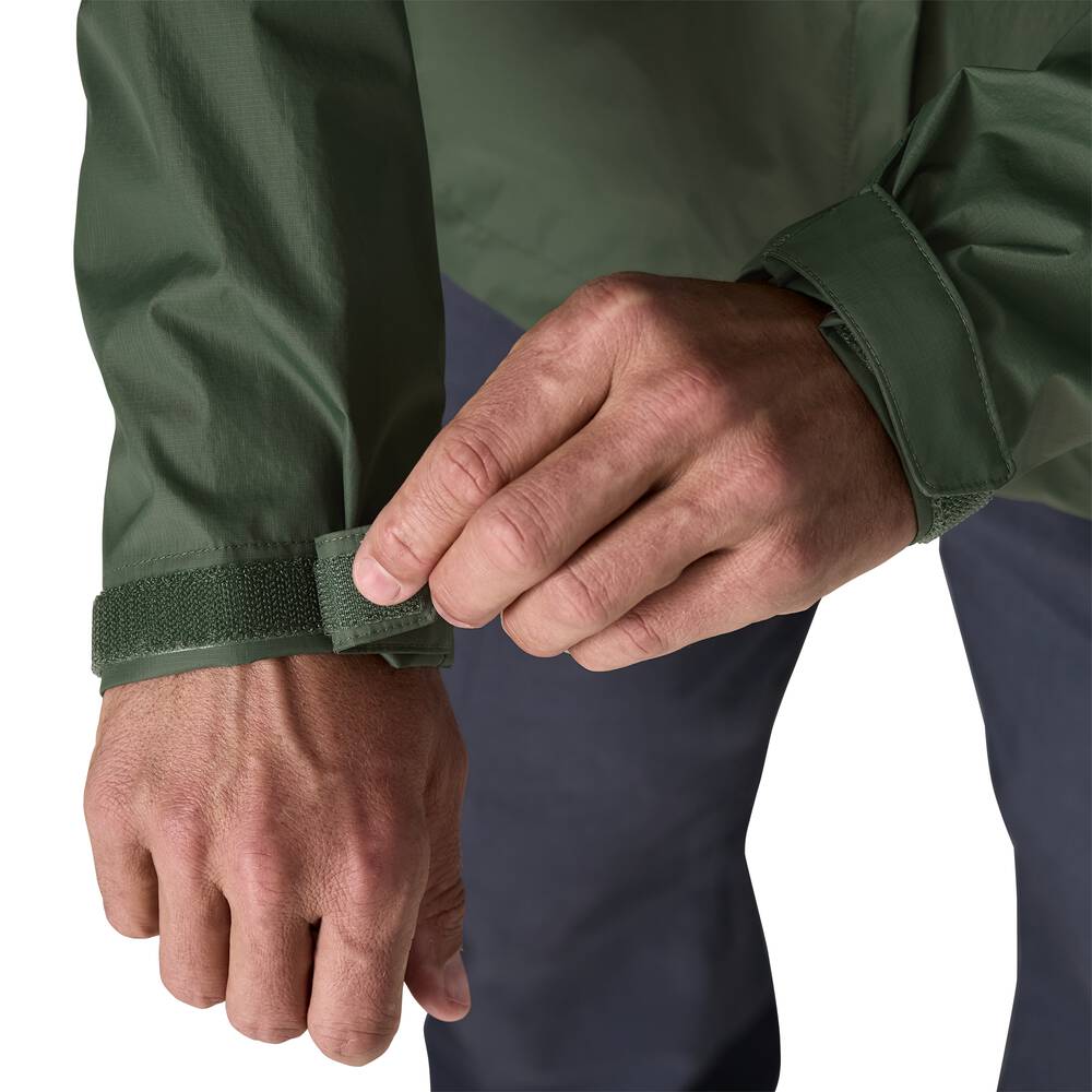Men's 3-Layer Waterproof Rain Jacket - Gray