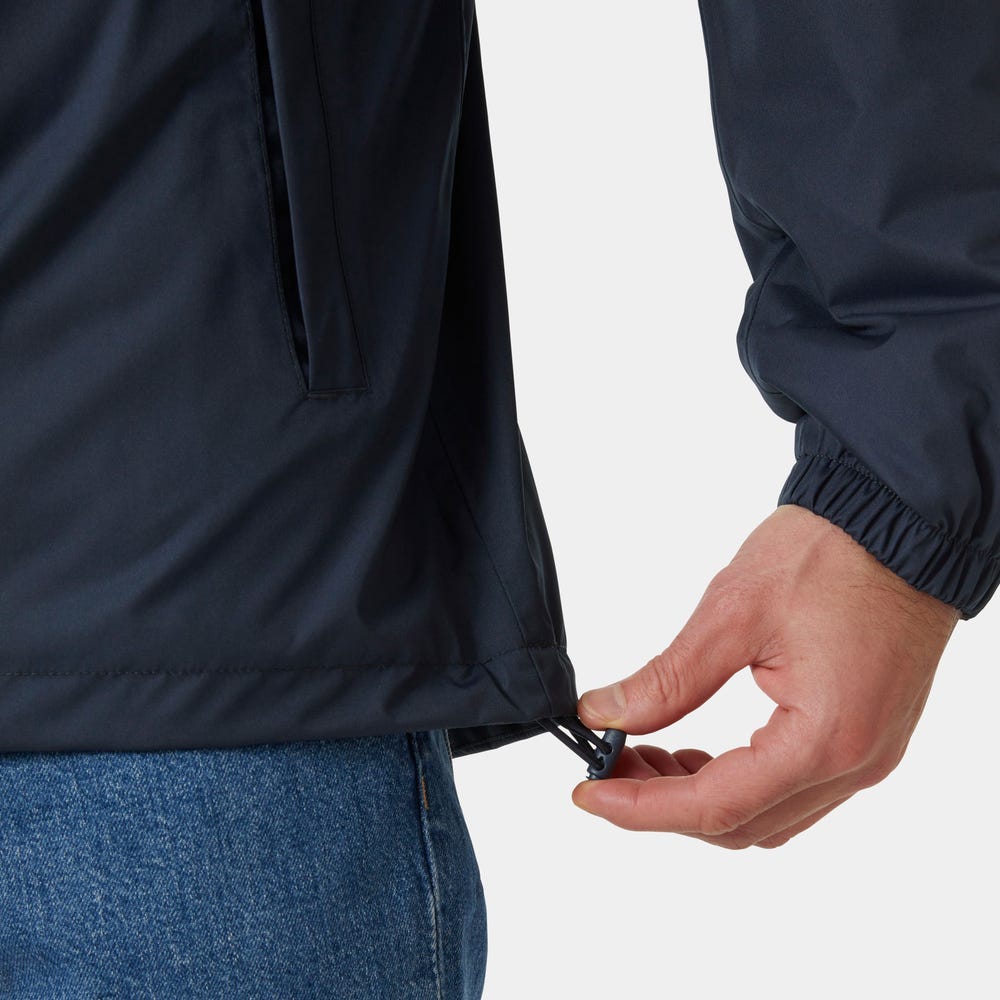 Men's Waterproof Fleece-Lined Jacket - Black