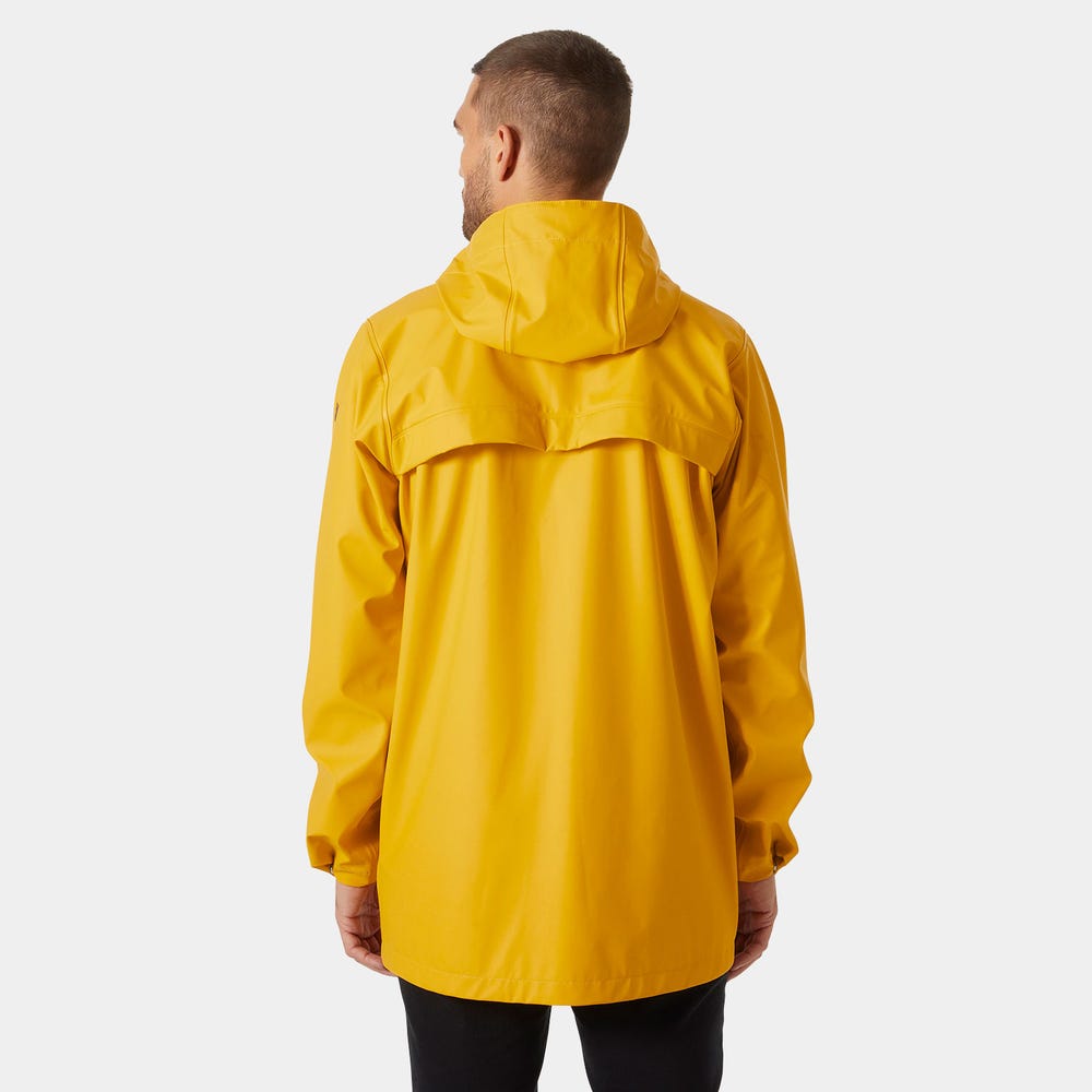 Men's Waterproof PU Raincoat - Navy