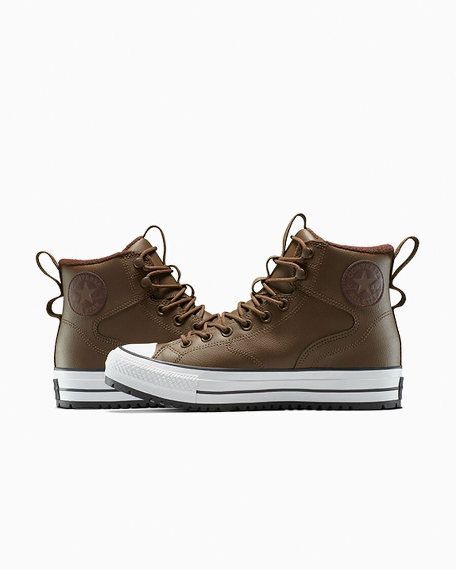 Water-Repellent High Top Hiker Boot - Grounded/Totally Fudged/White