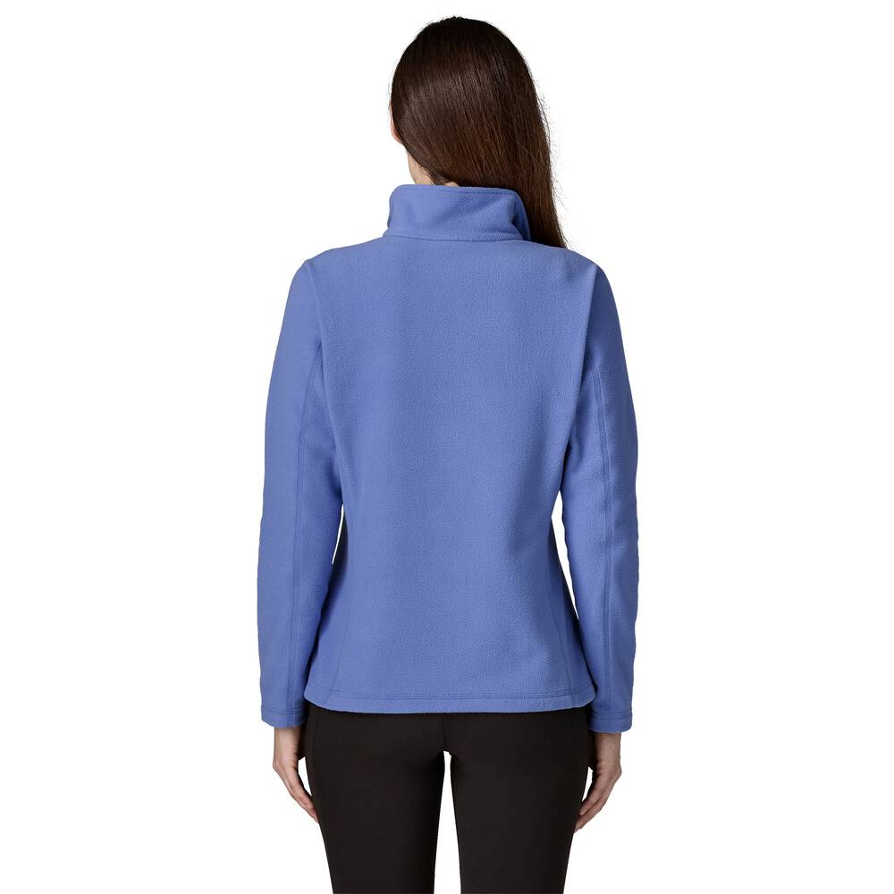 Women's Quarter-Zip Microfleece Pullover - Mango