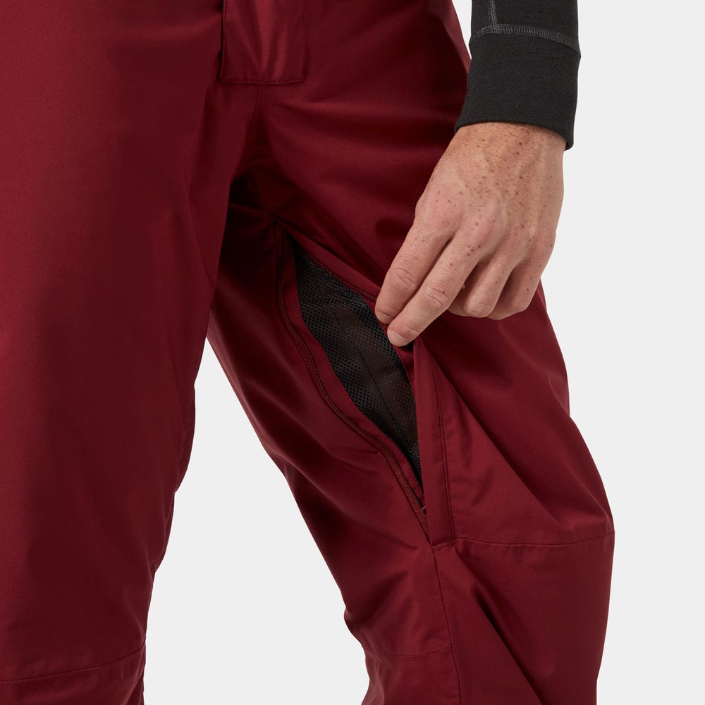 Men's Insulated Ski Bib Pants - Green