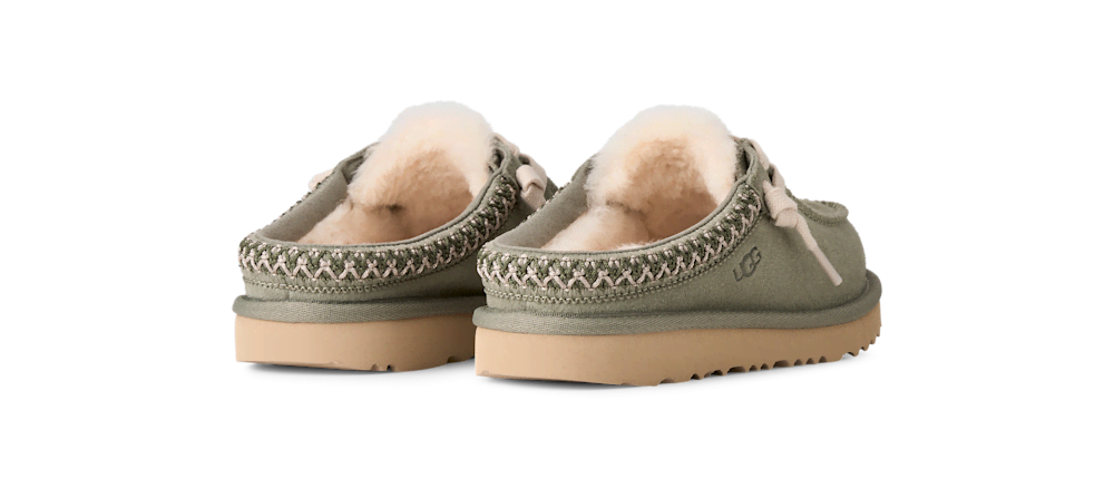 Kids' Suede Lined Mule - Sand