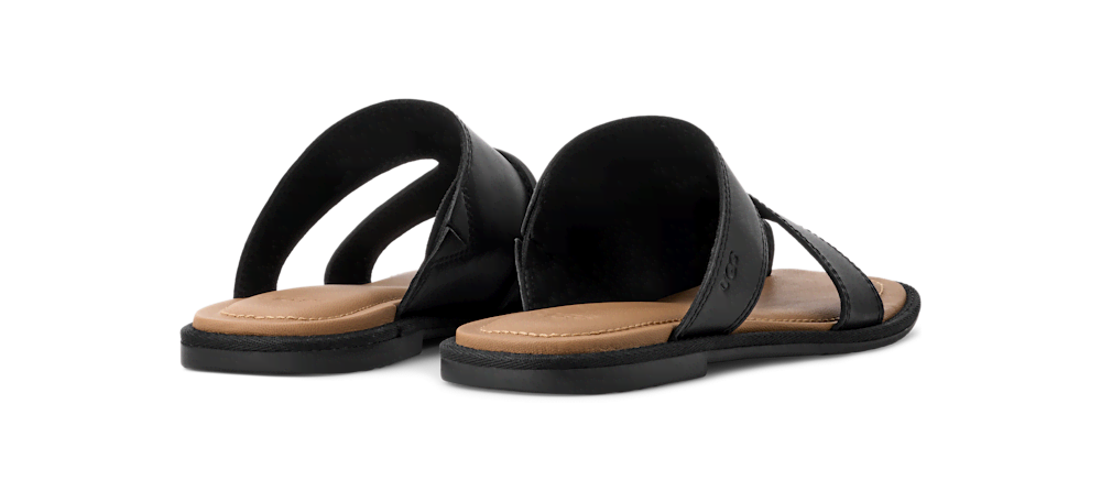 Women's Leather Toe Post Sandal
