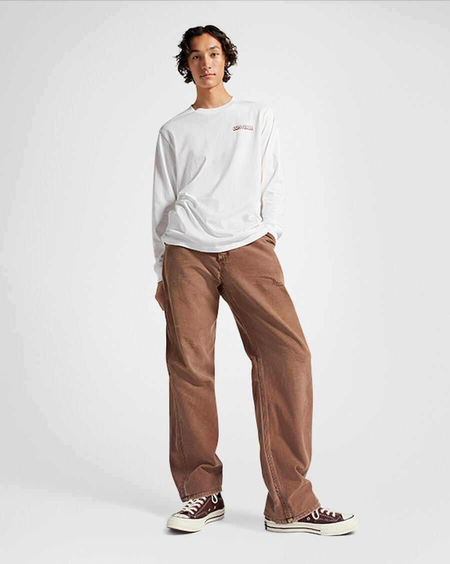 Canvas Low Top Sneakers - Brown - Dark Root Brown Brown/Egret/Black