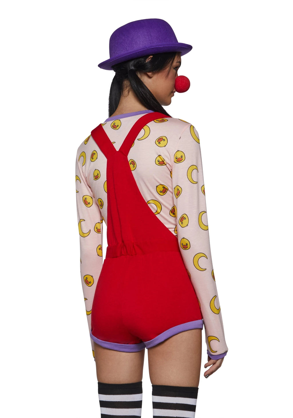 Red TV Clown Costume Set