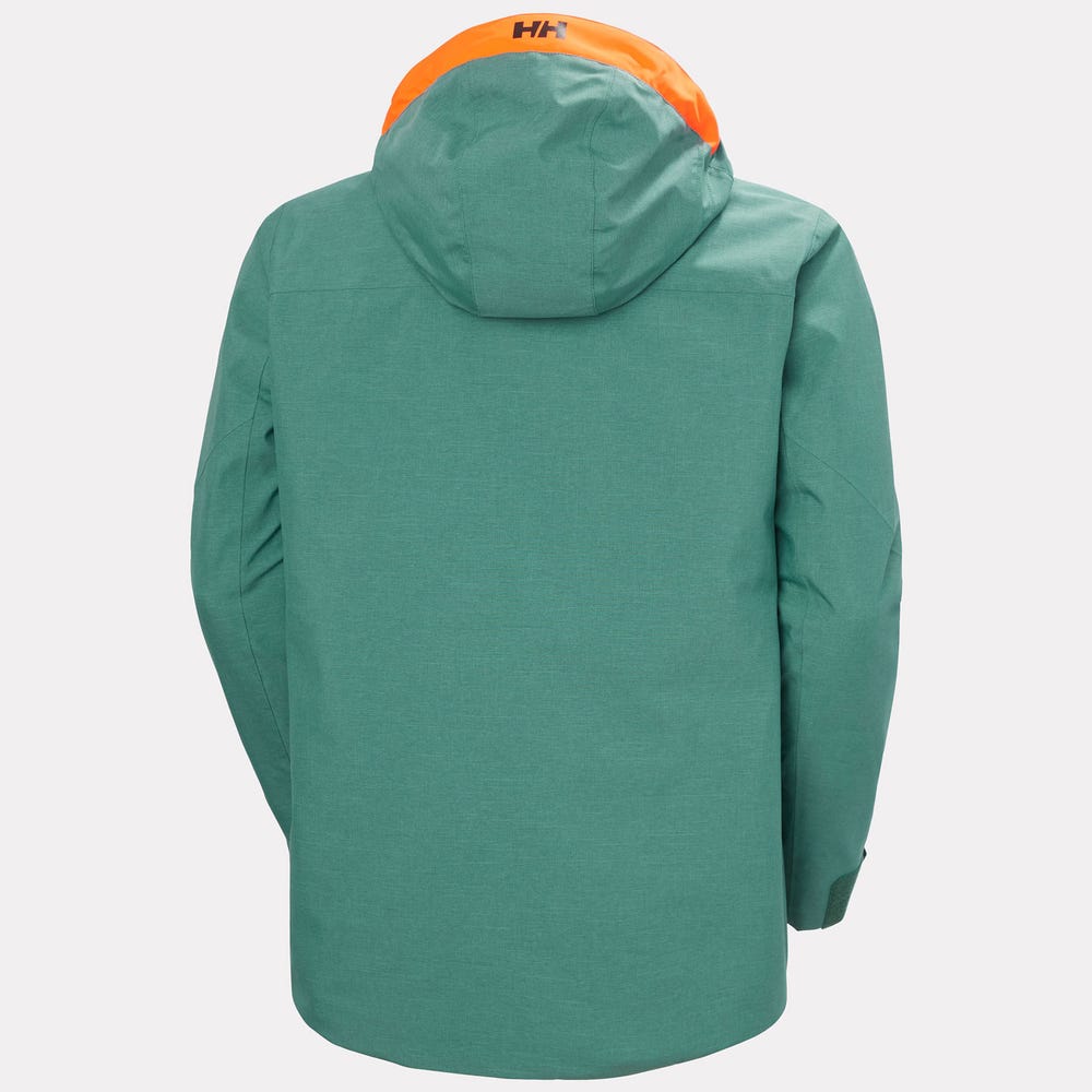 Men's Insulated Ski Jacket - Opal Green