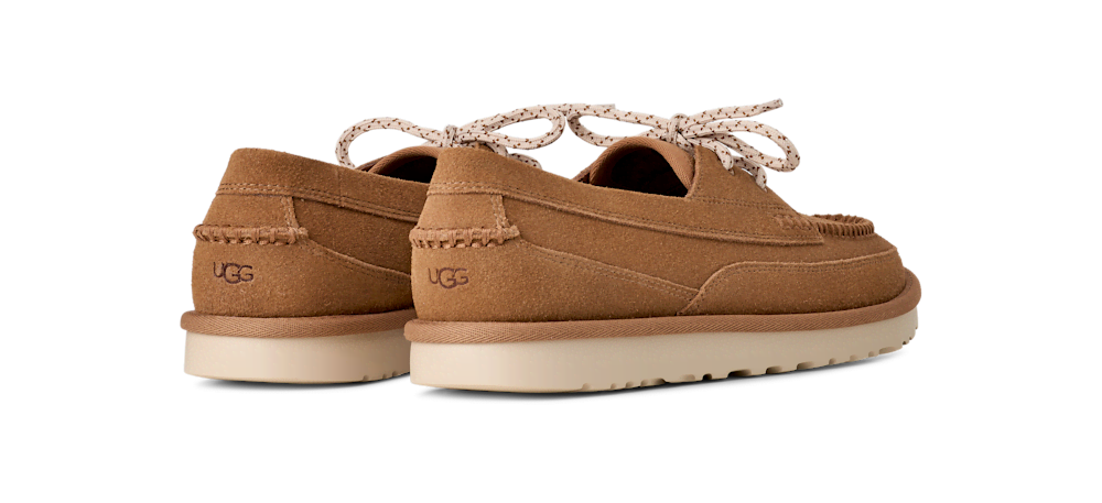 Men's Suede Boat Shoe - Sand