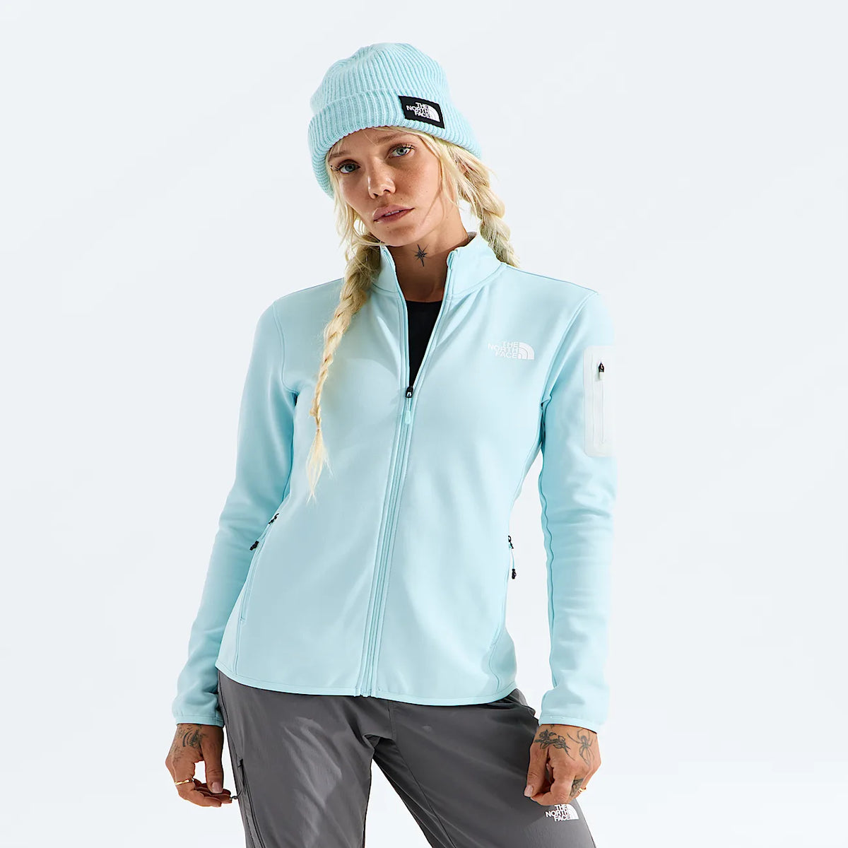 Women's Full-Zip Fleece Jacket - Blue