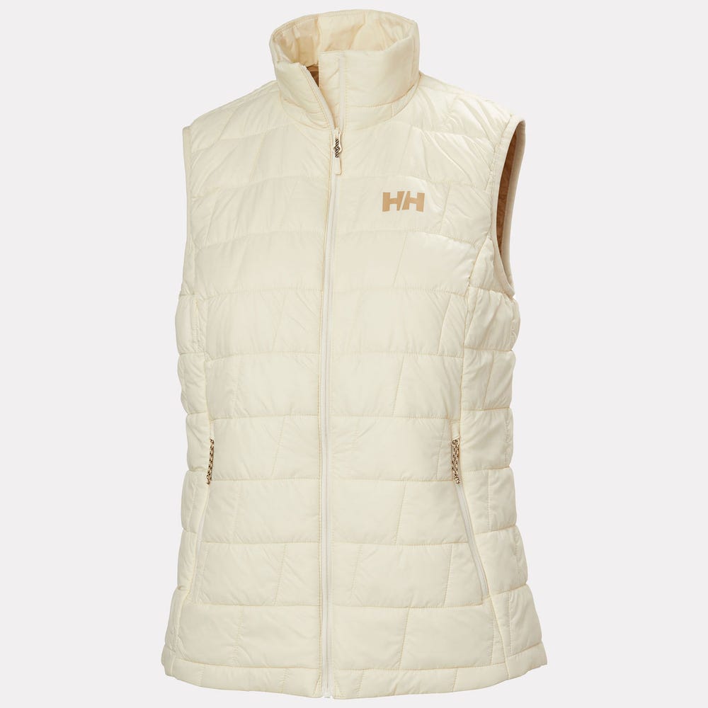 Women's Packable Insulated Vest - Cream