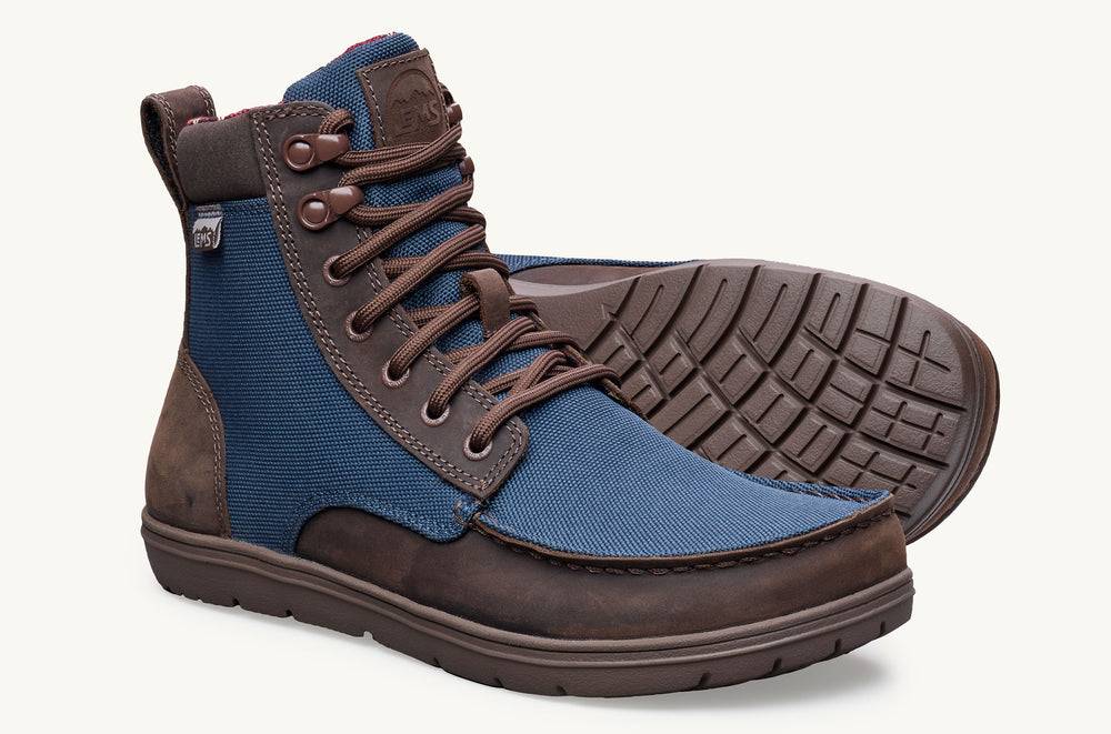 Men's Vegan Casual Lace-Up Boot - Black