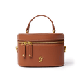 Mini Smooth Vanity Bag - Brown