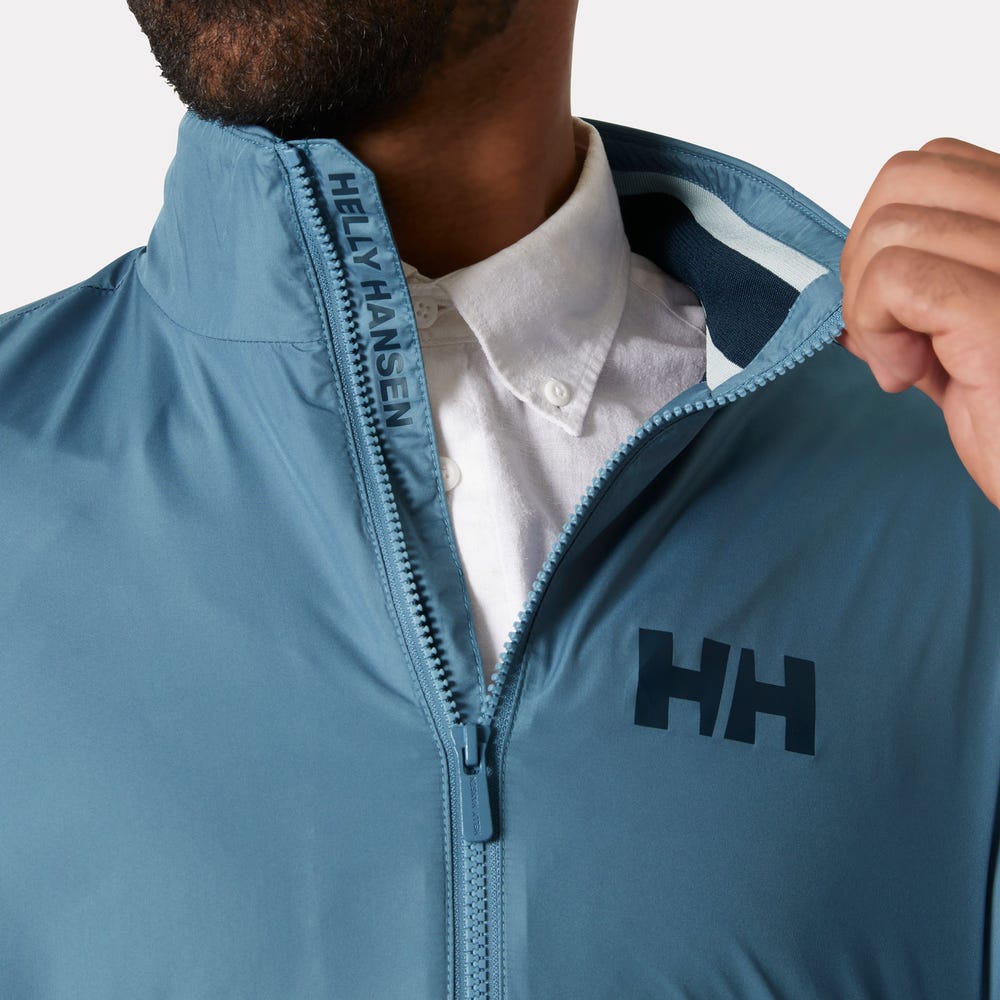 Men's Mesh-Lined Sailing Windbreaker - Navy