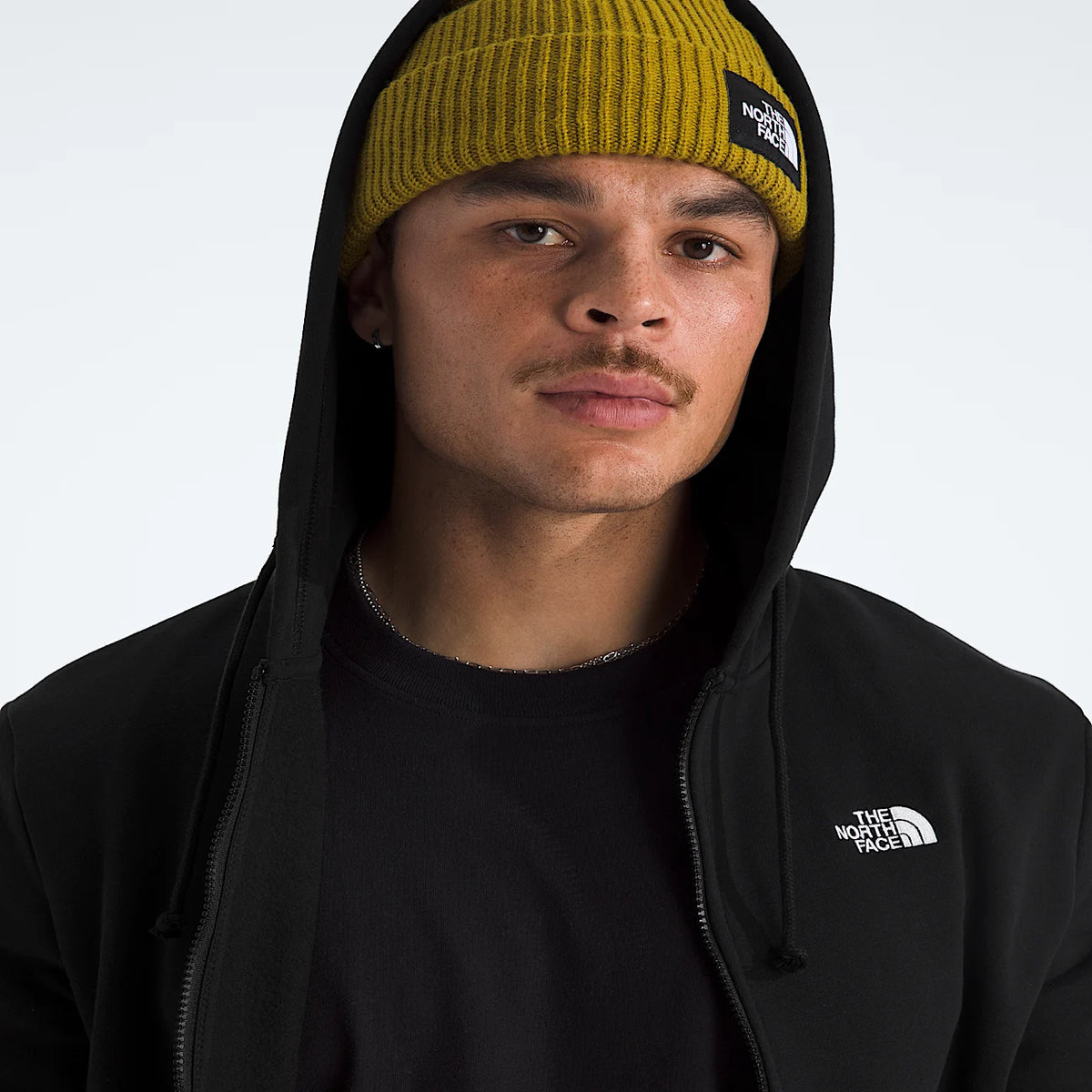 Men's Regular Full-Zip Hoodie - Black