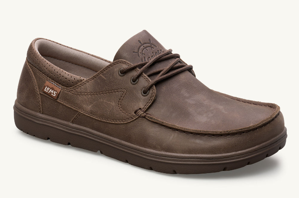 Men's Leather Boat Shoe - Desert
