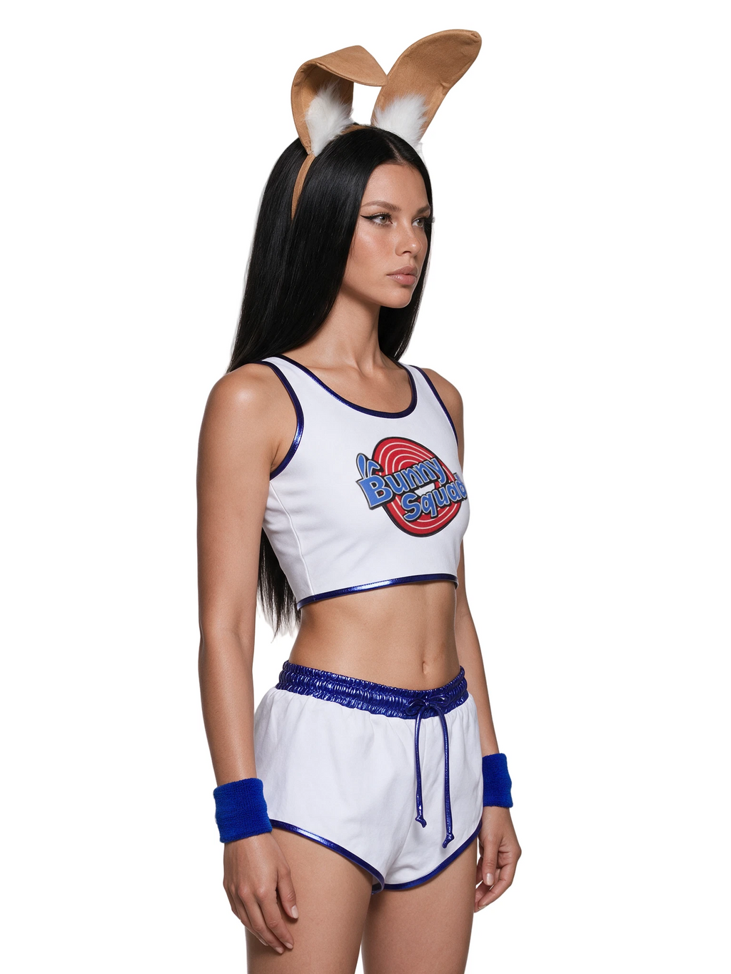Bunny Squad Crop Top And Shorts Costume