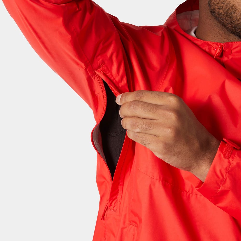 Men's Packable Waterproof Shell Jacket - Green